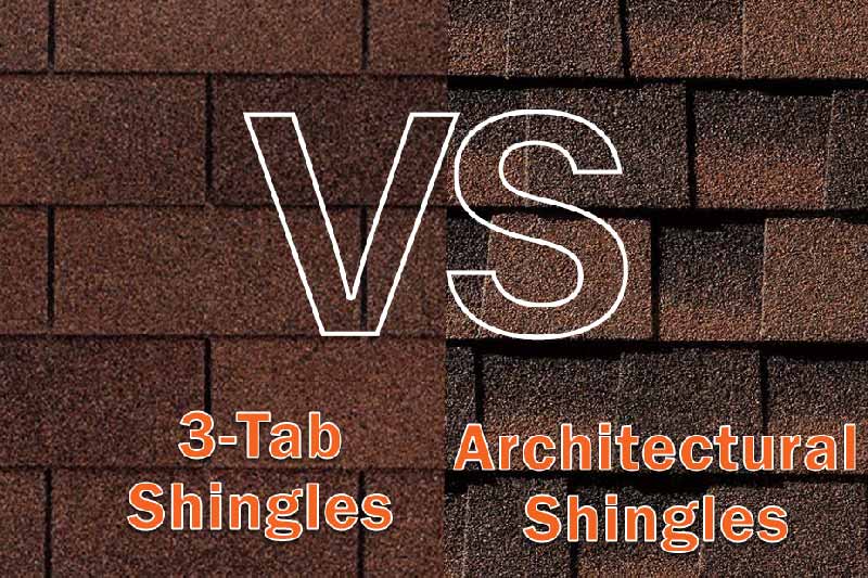 3 tab vs architectural shingles