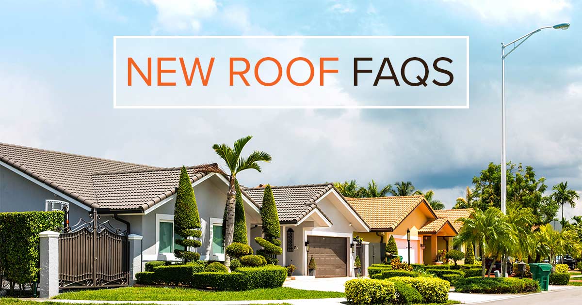 new roof faqs